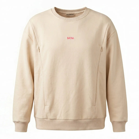 Borstvoedingstrui met rits: Beige