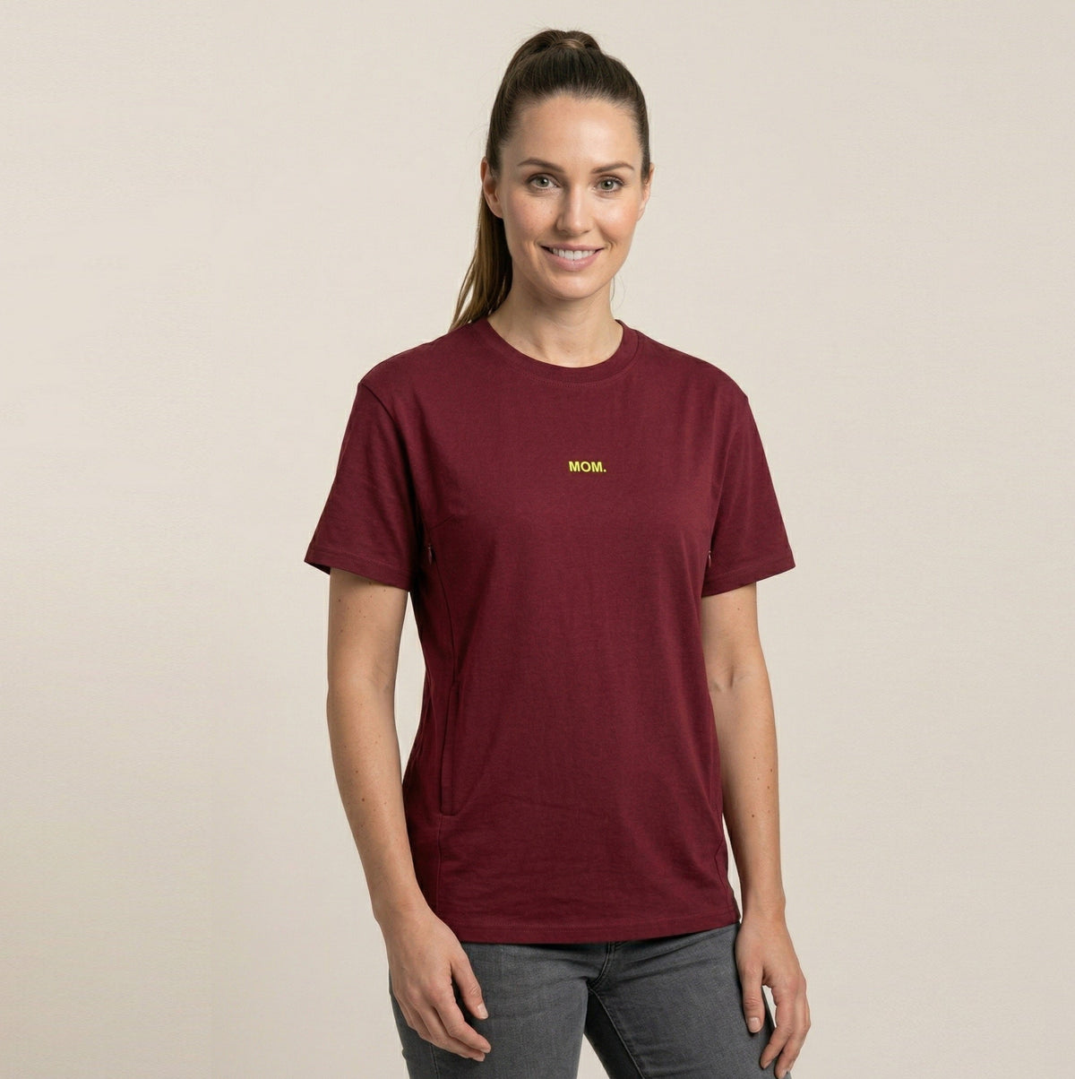 Voedingsshirt Burgundy Boob en Tet 2