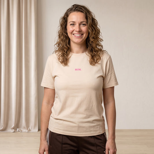 Borstvoedingsshirt met rits: Beige