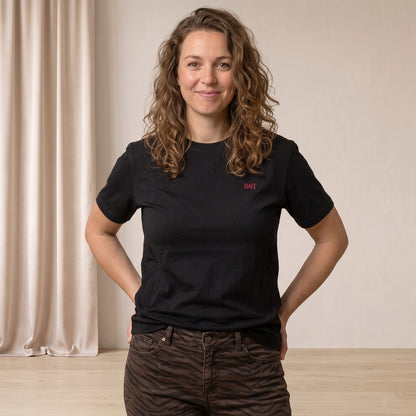Borstvoedingsshirt met rits: Zwart