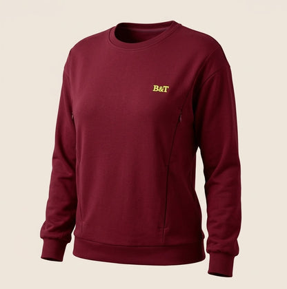 Borstvoedingstrui: bordeaux rood / burgundy