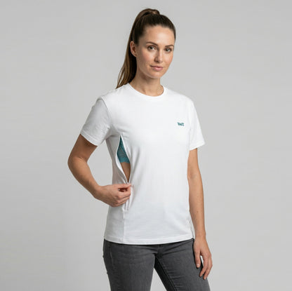Borstvoedings T-shirt: wit