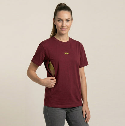Voedingsshirt Burgundy Boob en Tet