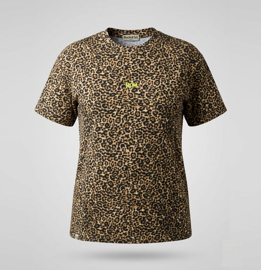 Borstvoedings T-shirt: panterprint