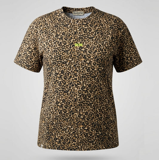 Borstvoedings T-shirt: panterprint