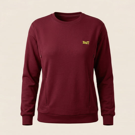 Borstvoedingstrui: bordeaux rood / burgundy
