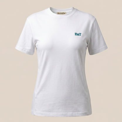 Borstvoedings T-shirt: wit