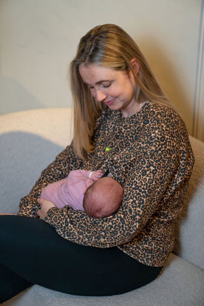 Borstvoedingstrui panterprint